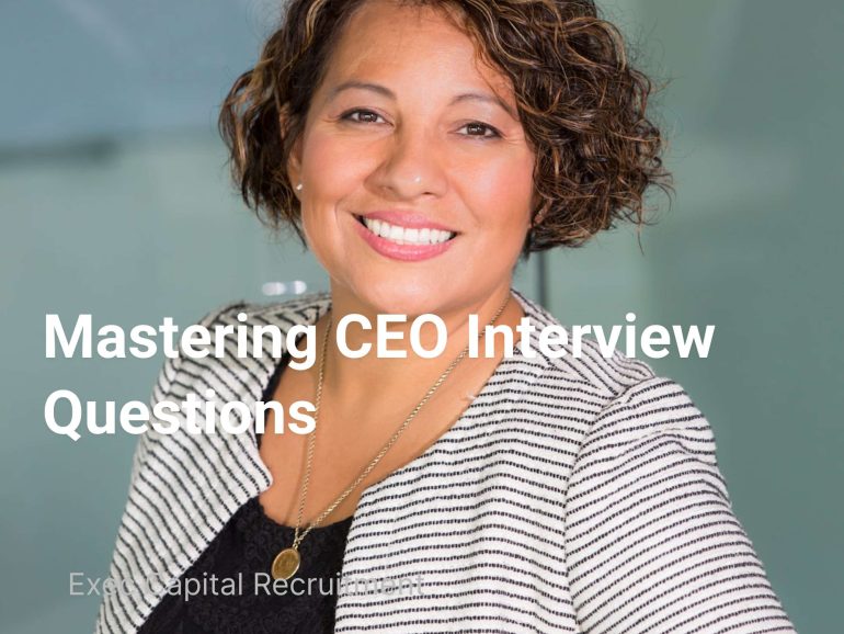 Mastering CEO Interview Questions